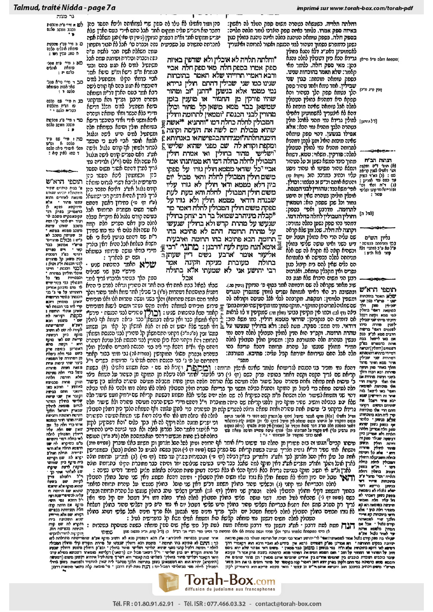 Torah-Box scan of Niddah 7a