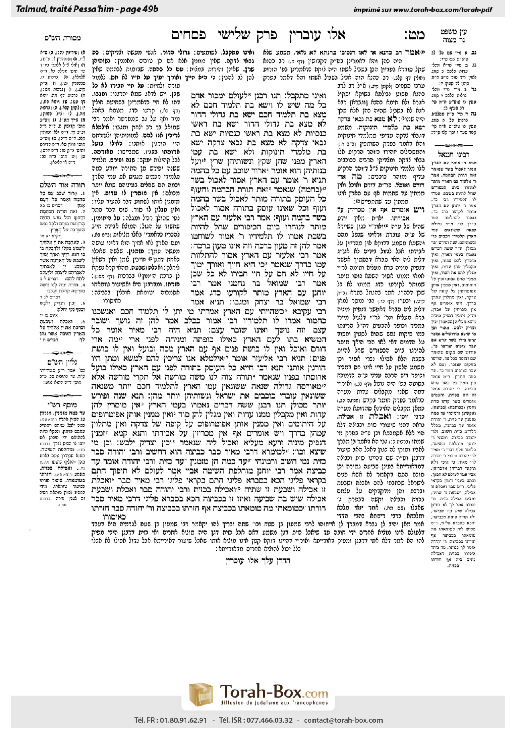 Torah-Box scan of Pesachim 49b