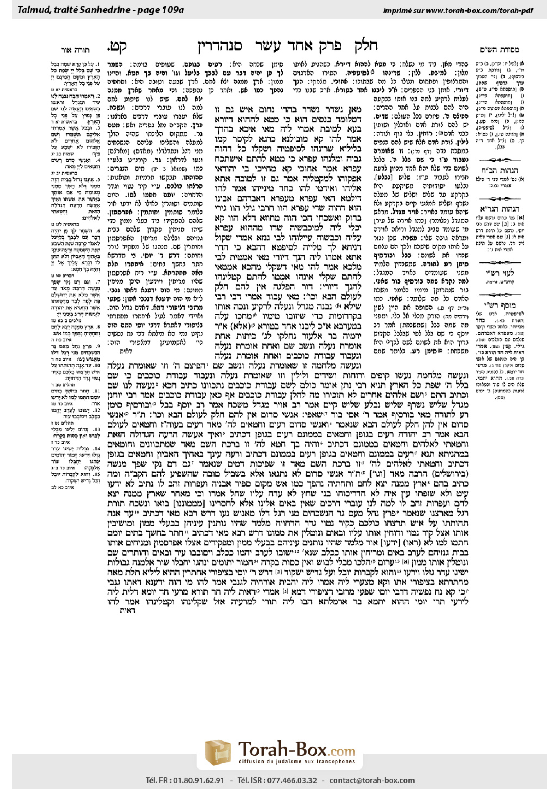 Torah-Box scan of Sanhedrin 109a