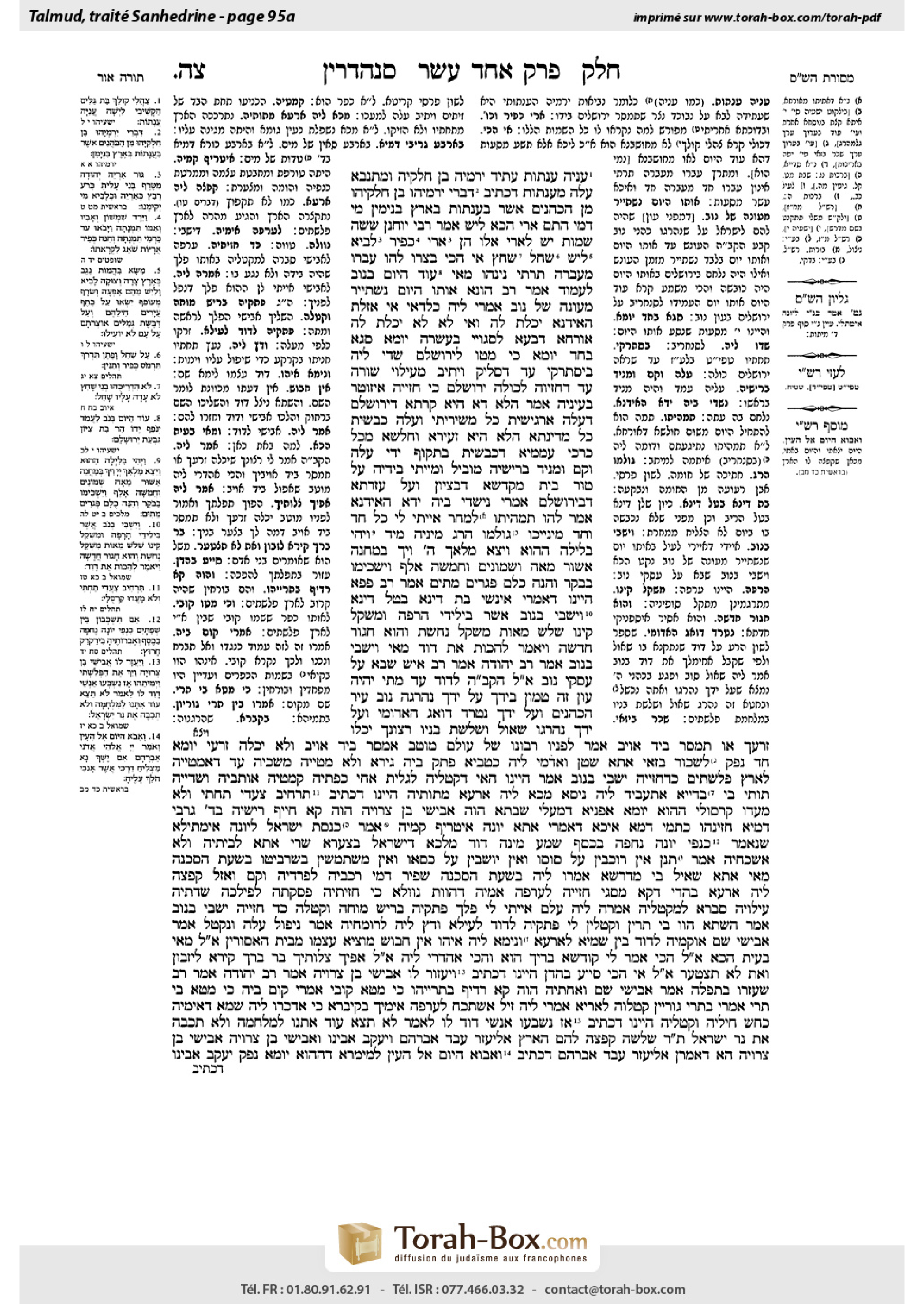 Torah-Box scan of Sanhedrin 95a