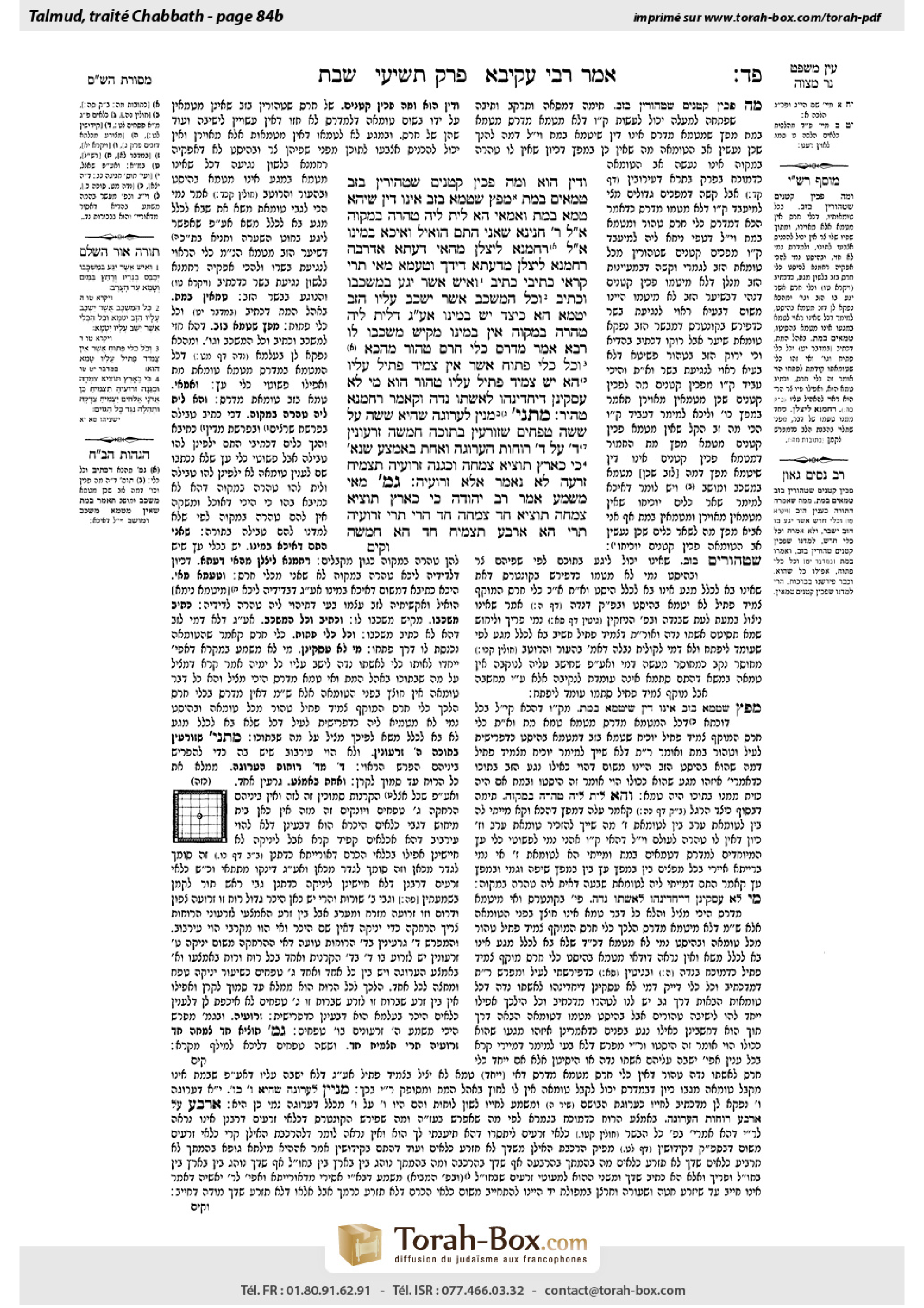 Torah-Box scan of Shabbat 84b