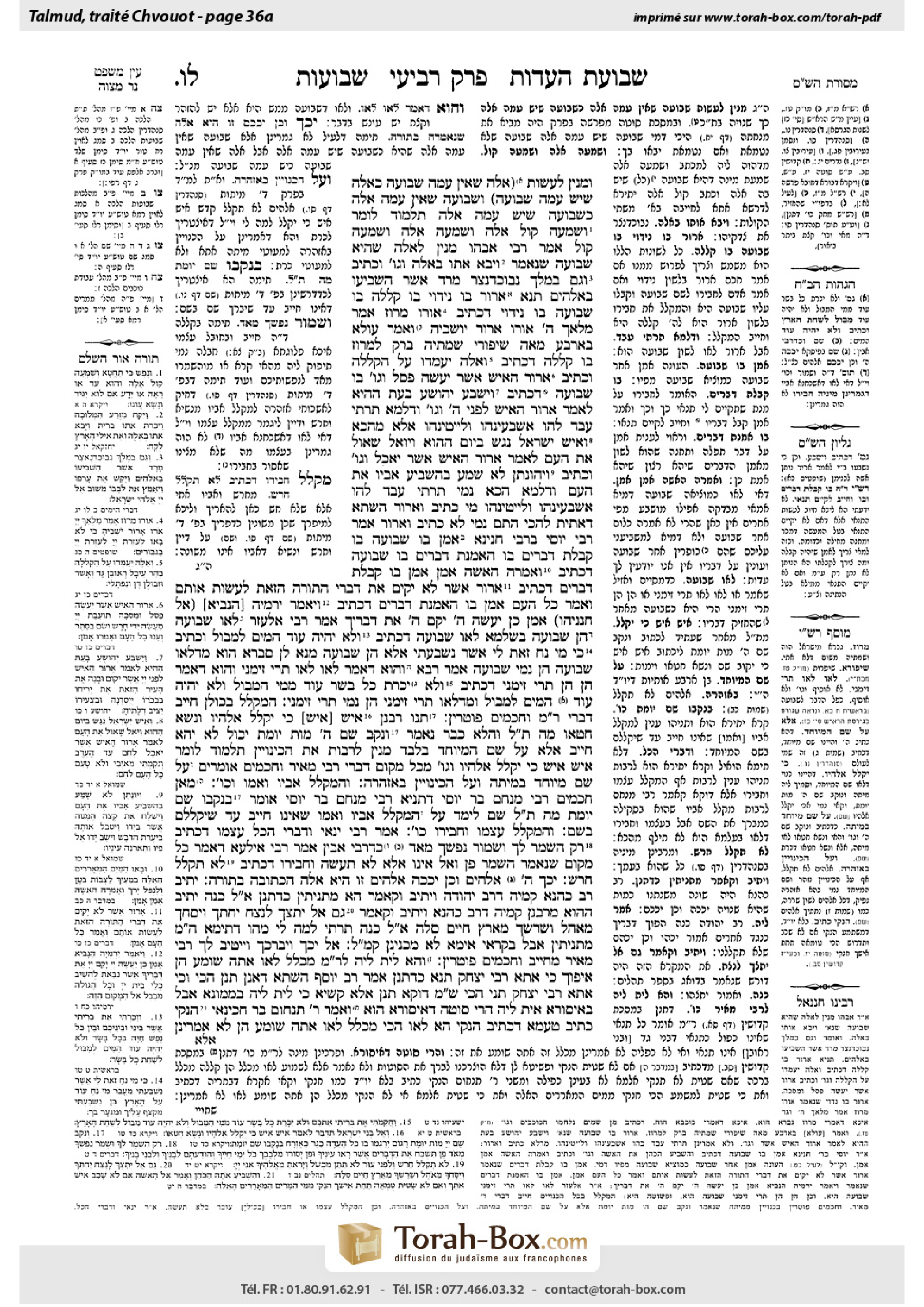 Torah-Box scan of Shevuot 36a