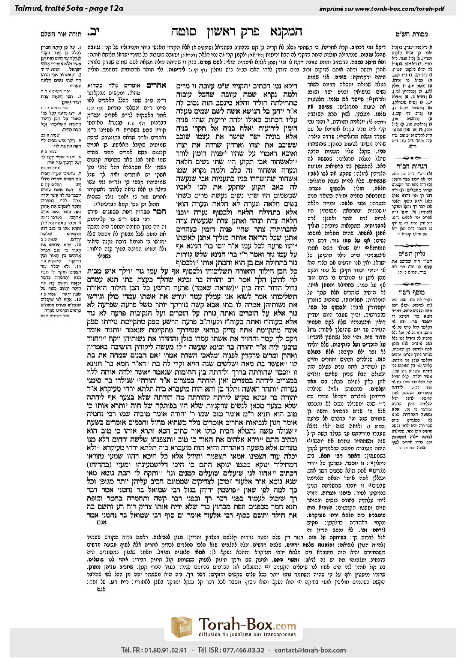Torah-Box scan of Sotah 12a