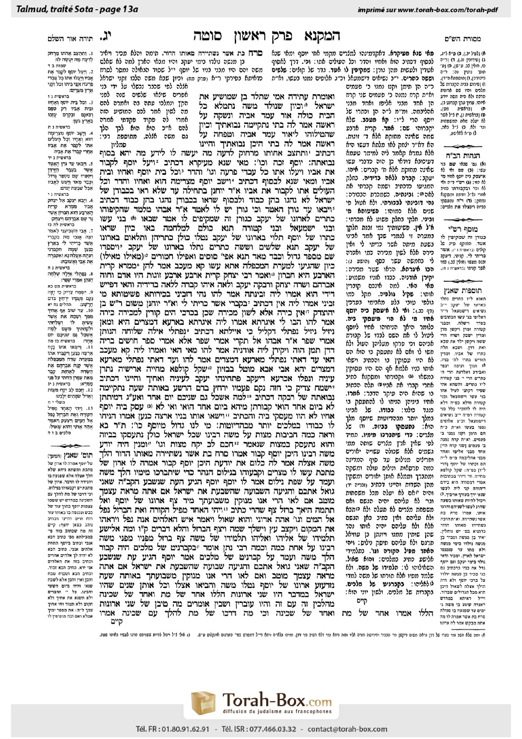 Torah-Box scan of Sotah 13a