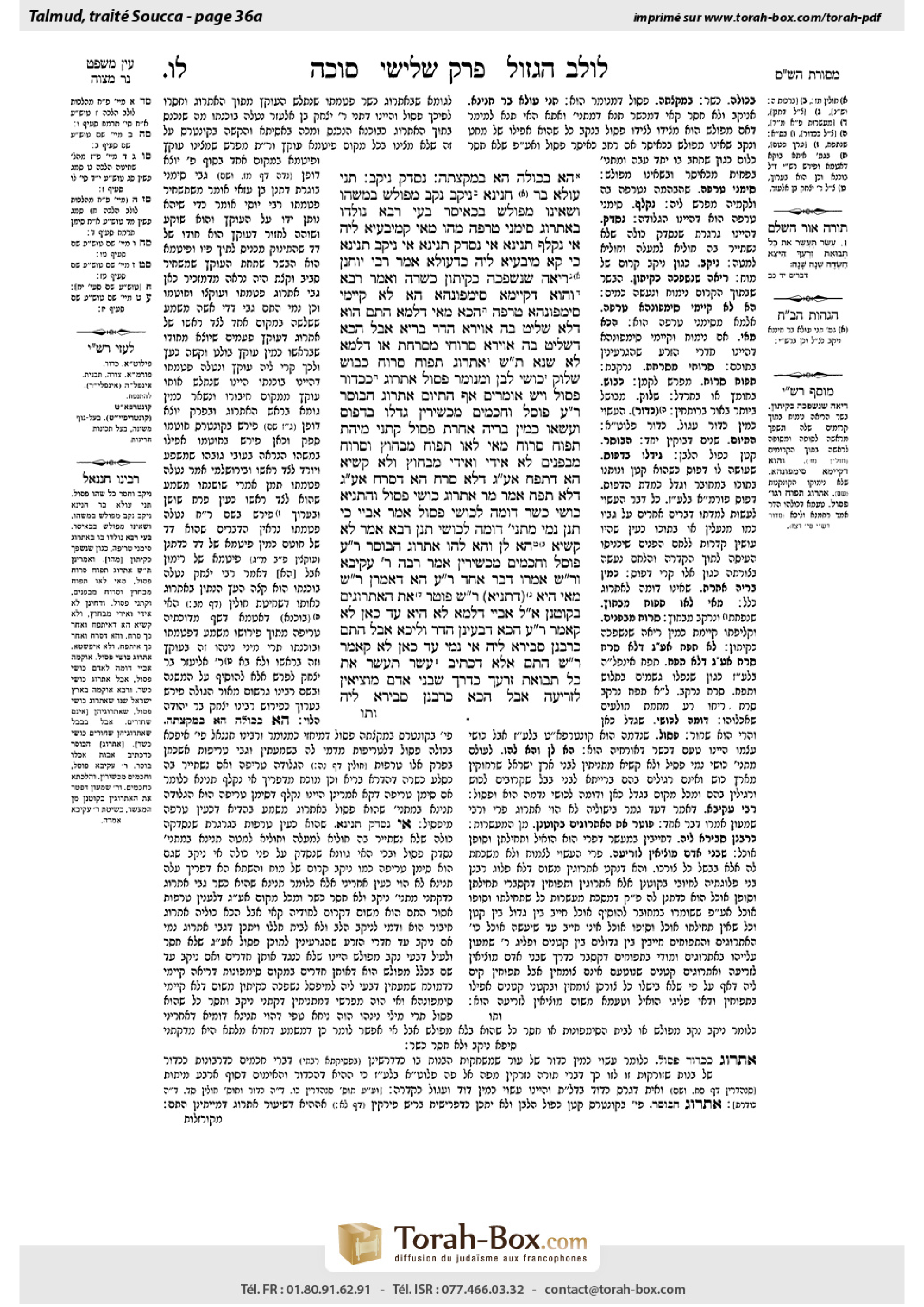 Torah-Box scan of Sukkah 36a