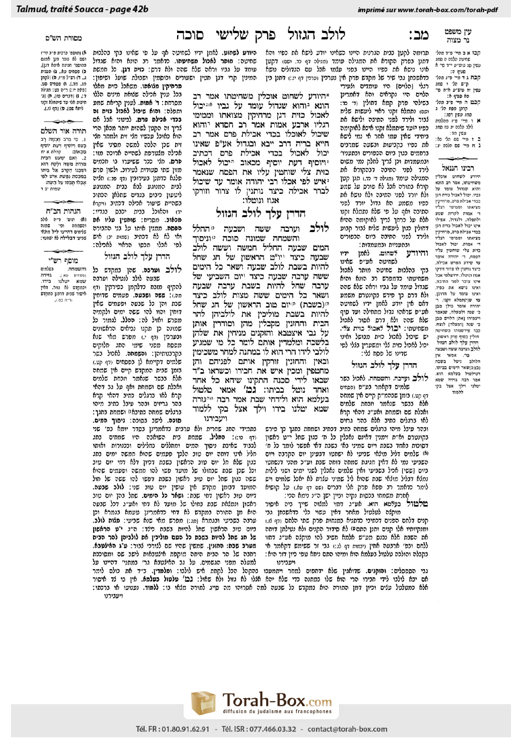 Torah-Box scan of Sukkah 42b