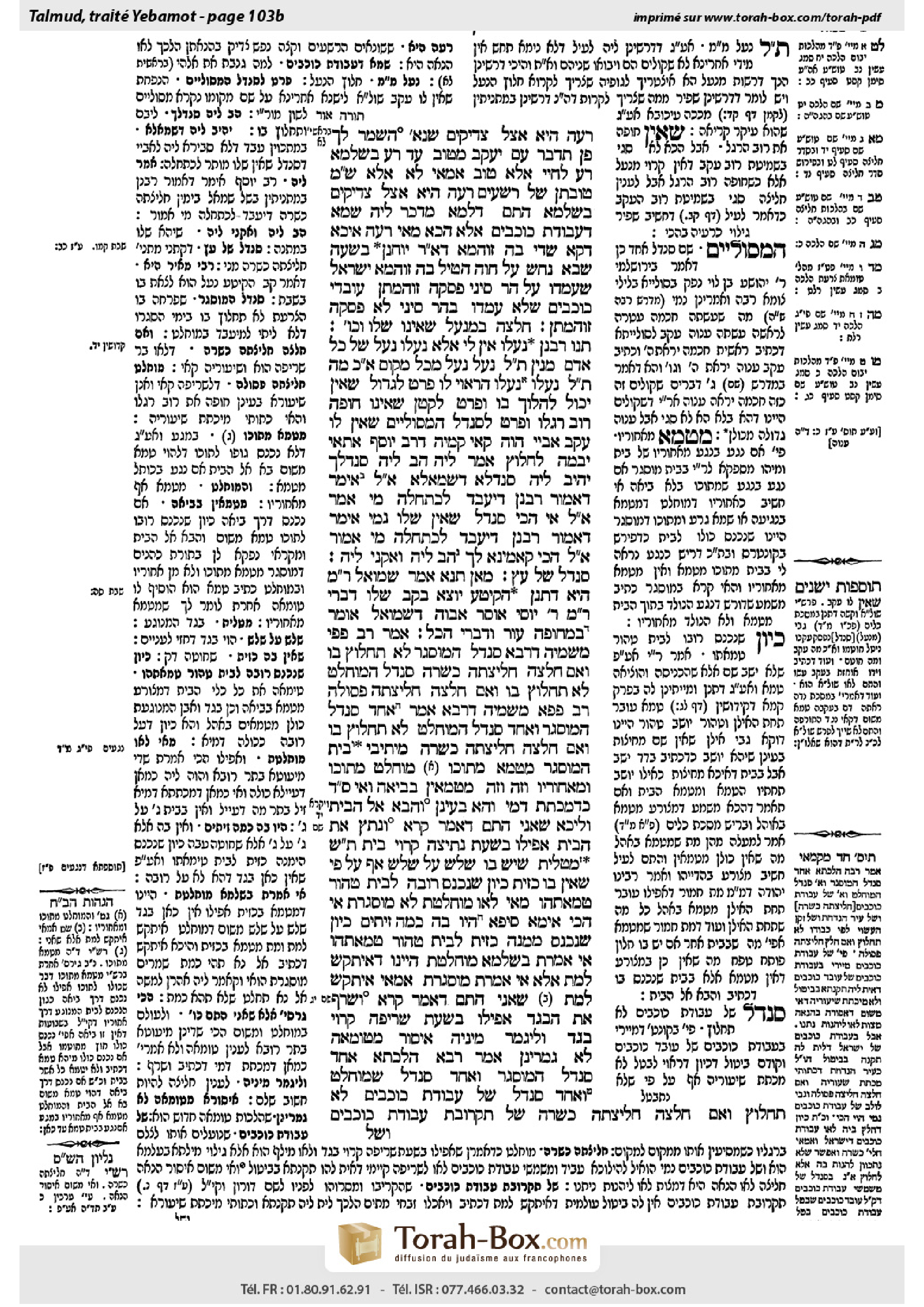 Torah-Box scan of Yevamot 103b