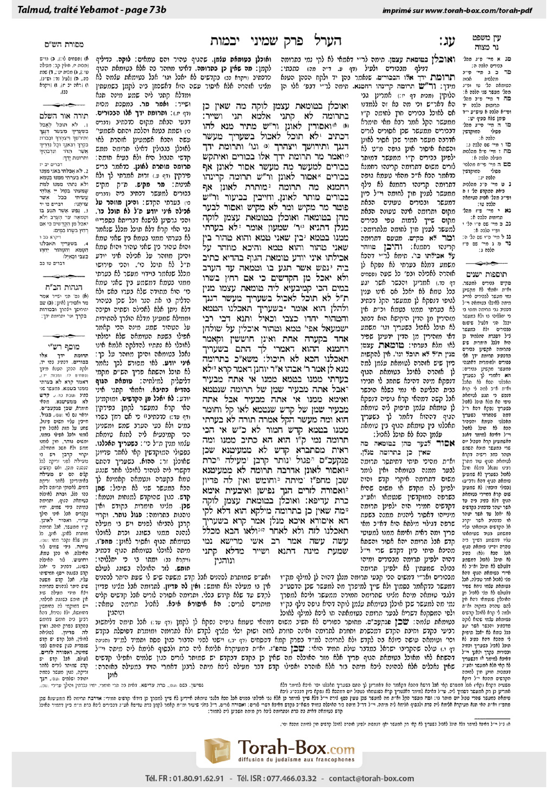 Torah-Box scan of Yevamot 73b