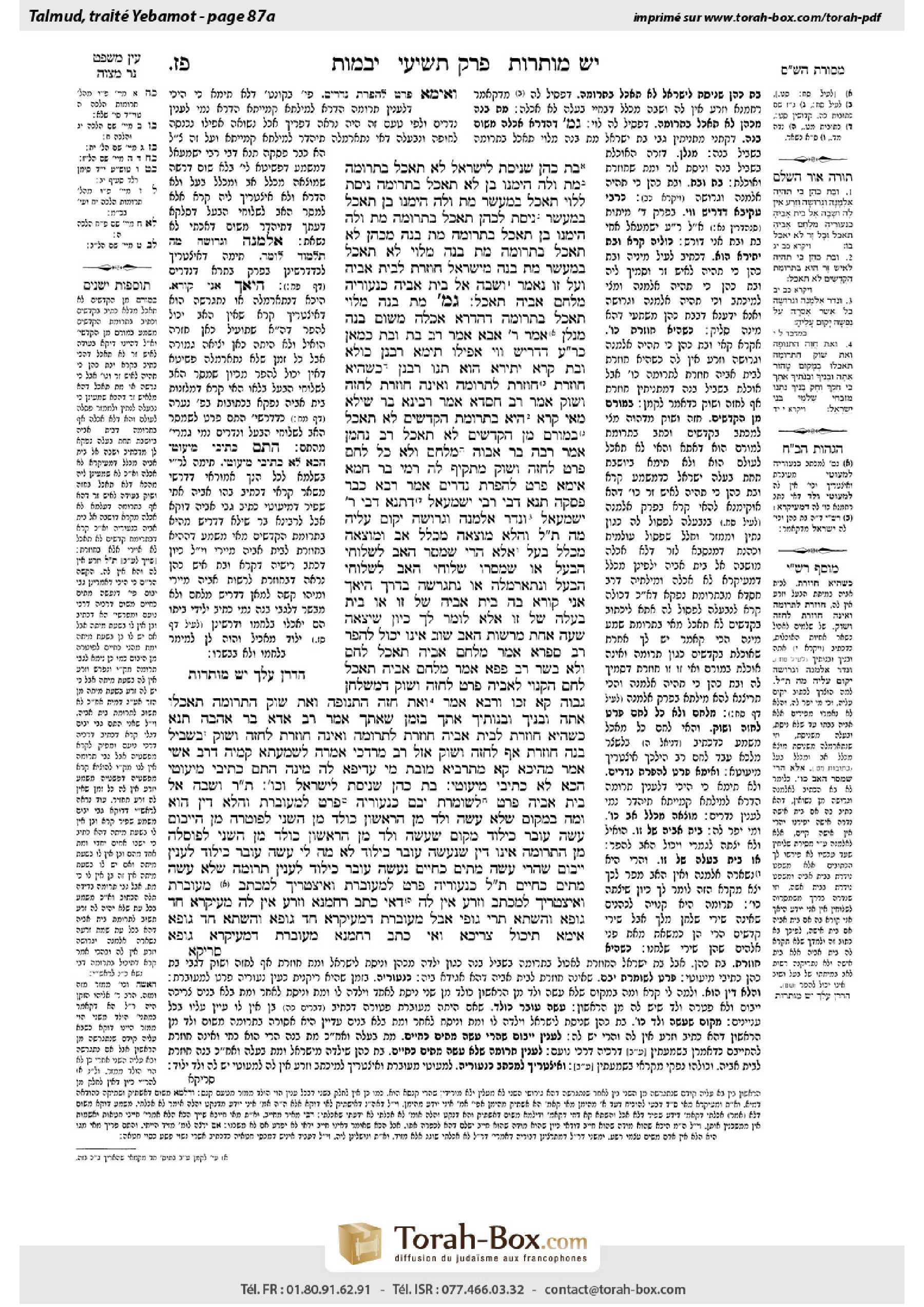 Torah-Box scan of Yevamot 87a