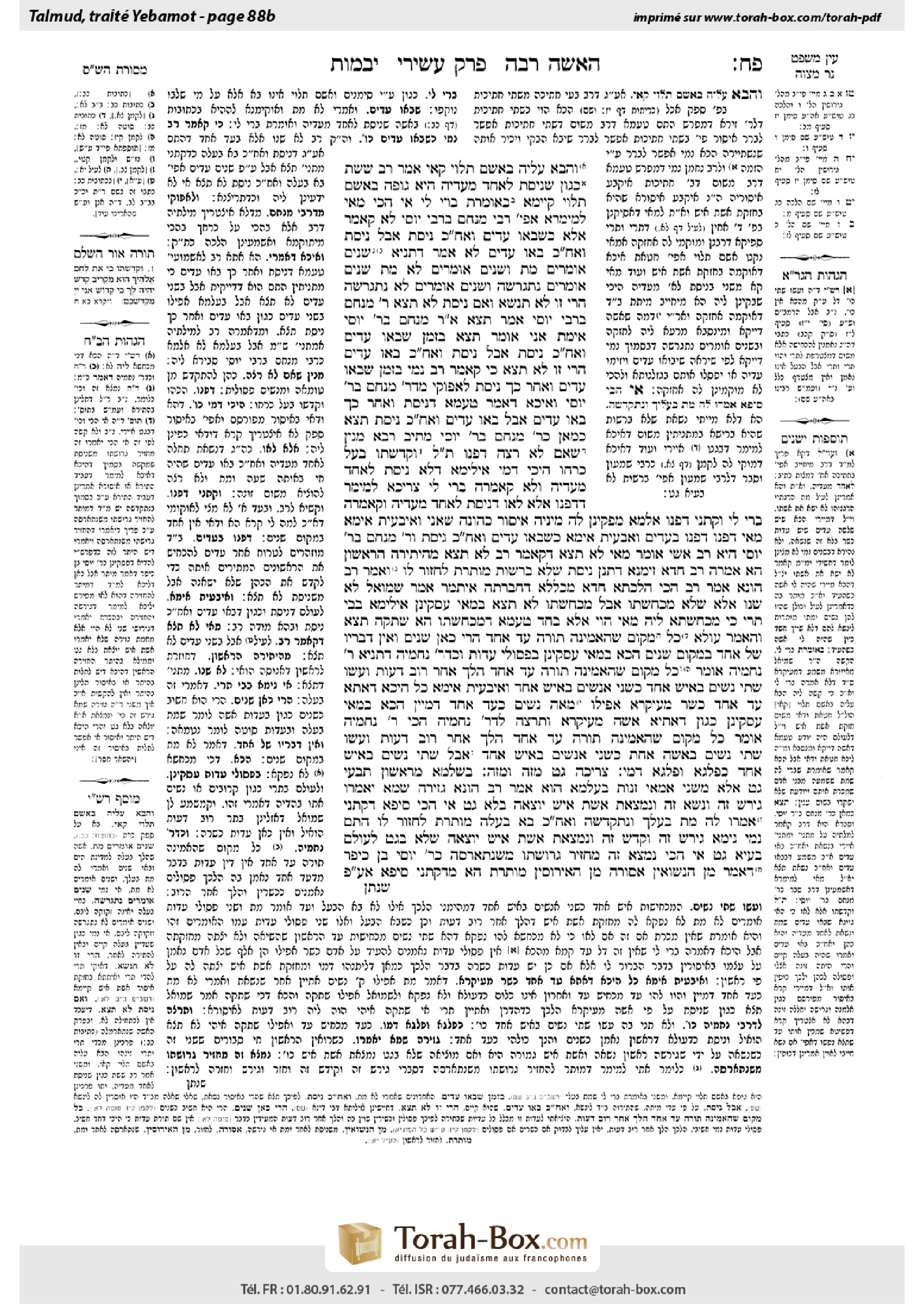 Torah-Box scan of Yevamot 88b