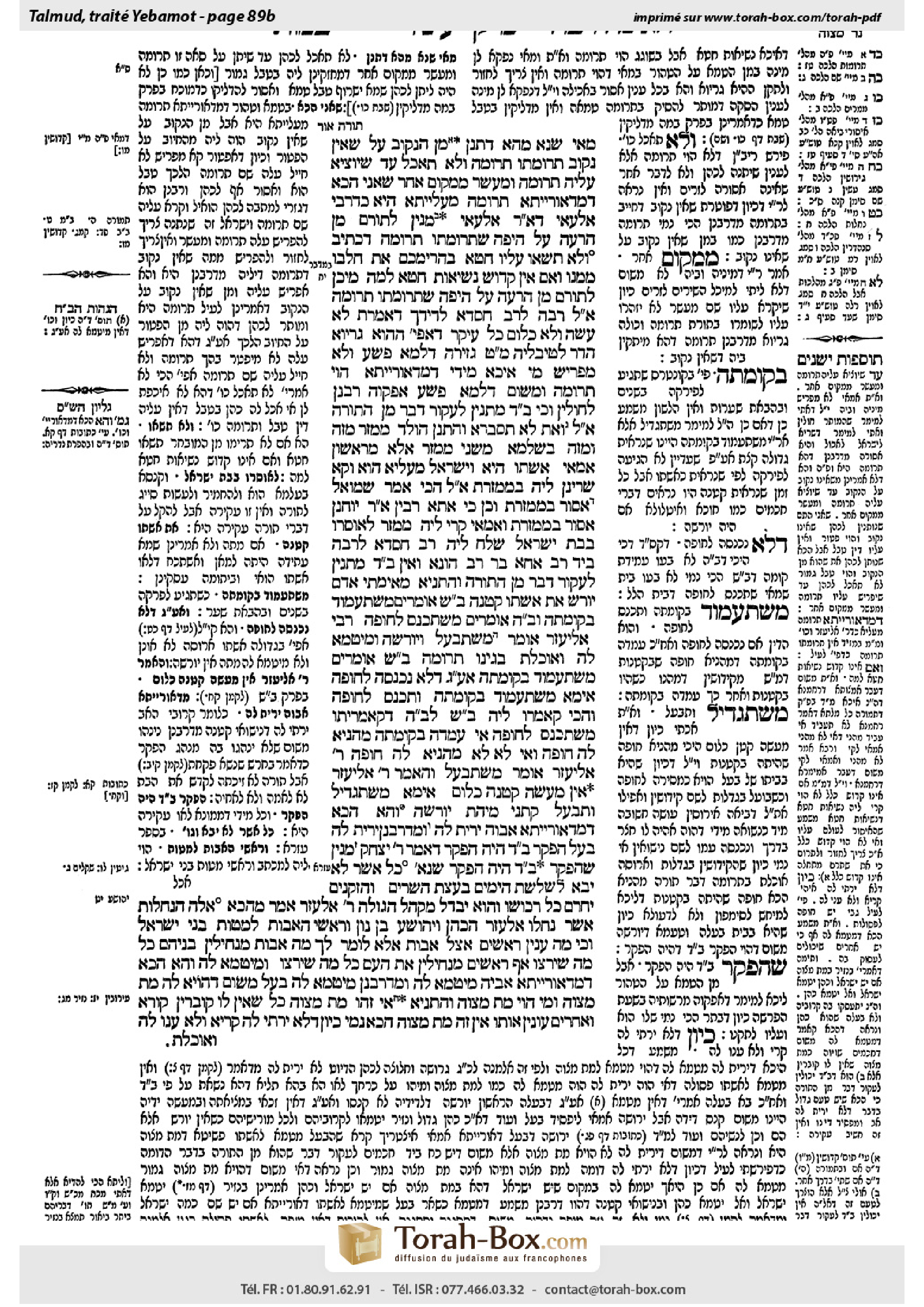 Torah-Box scan of Yevamot 89b