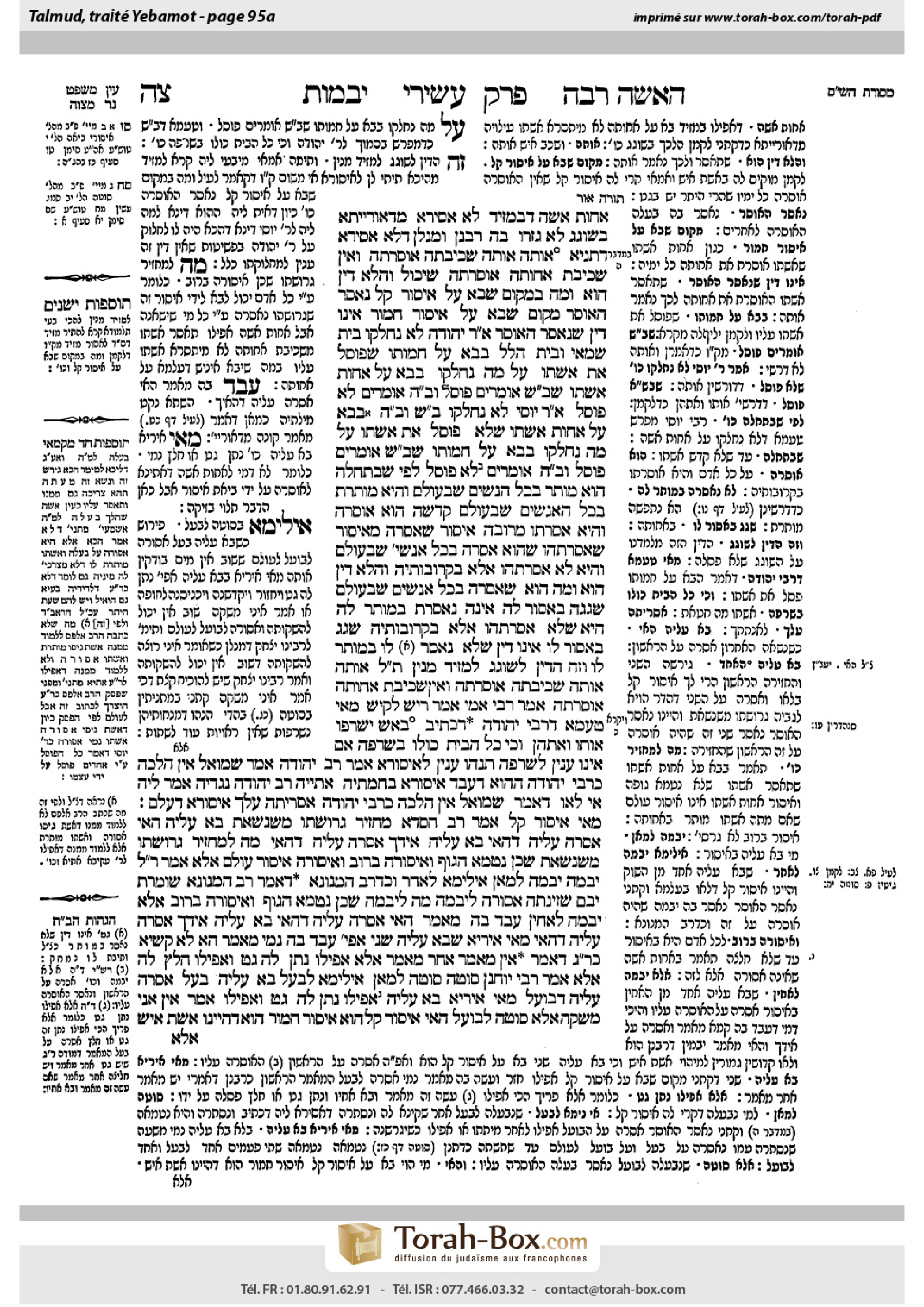 Torah-Box scan of Yevamot 95a