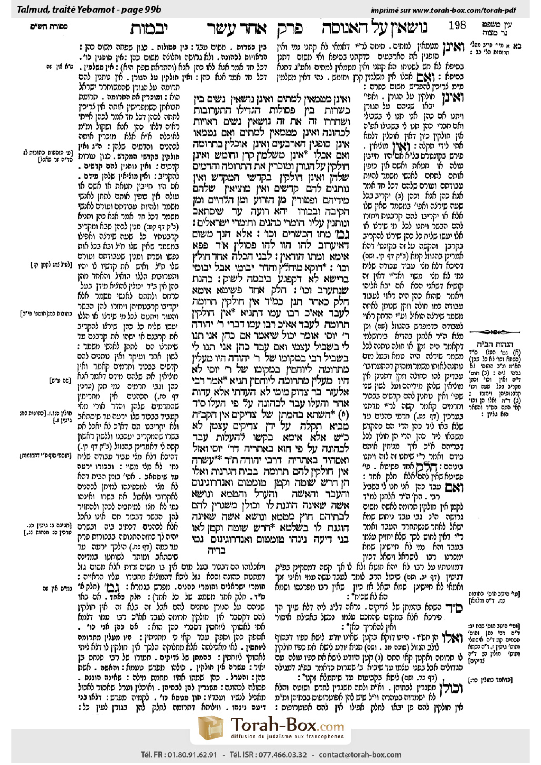 Torah-Box scan of Yevamot 99b