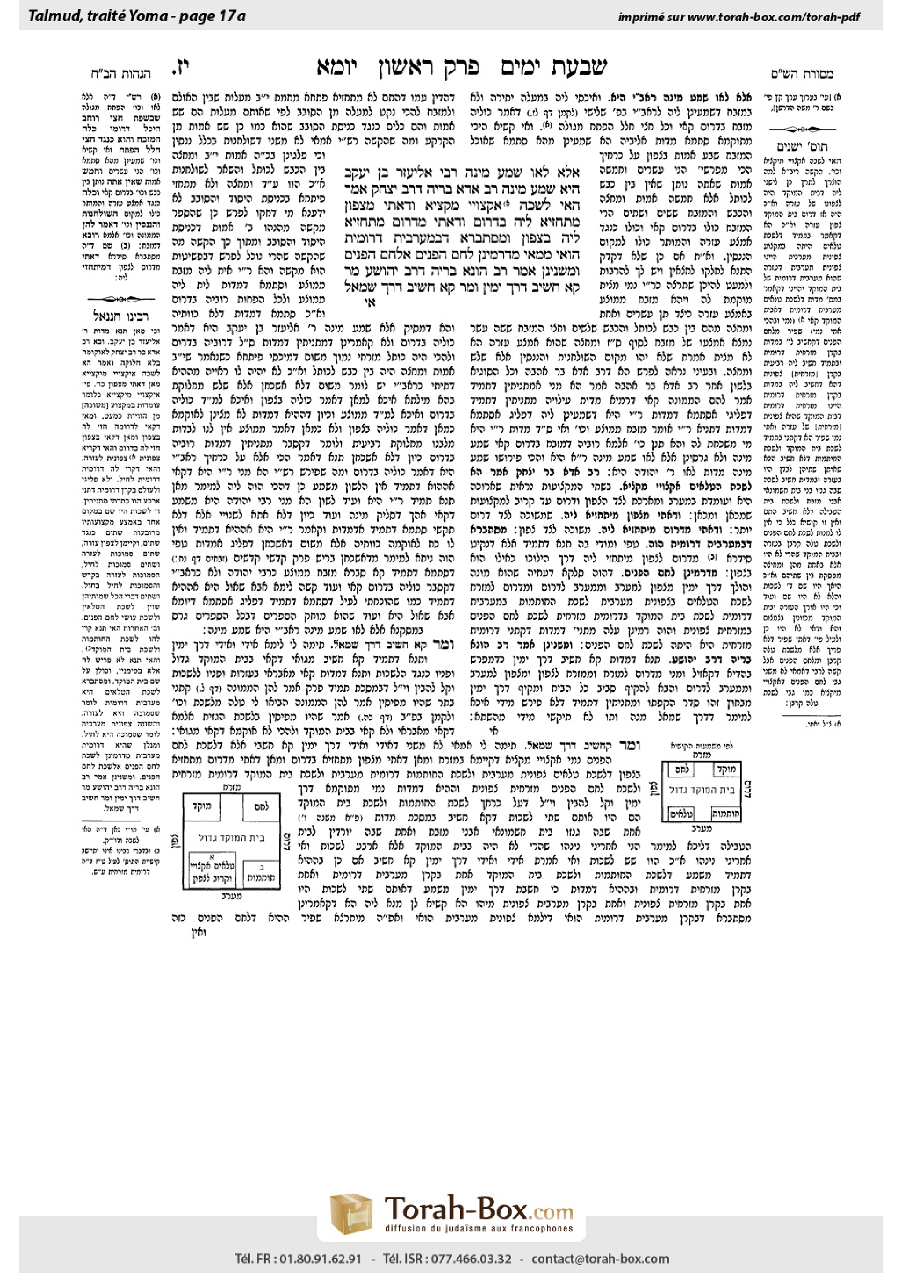 Torah-Box scan of Yoma 17a