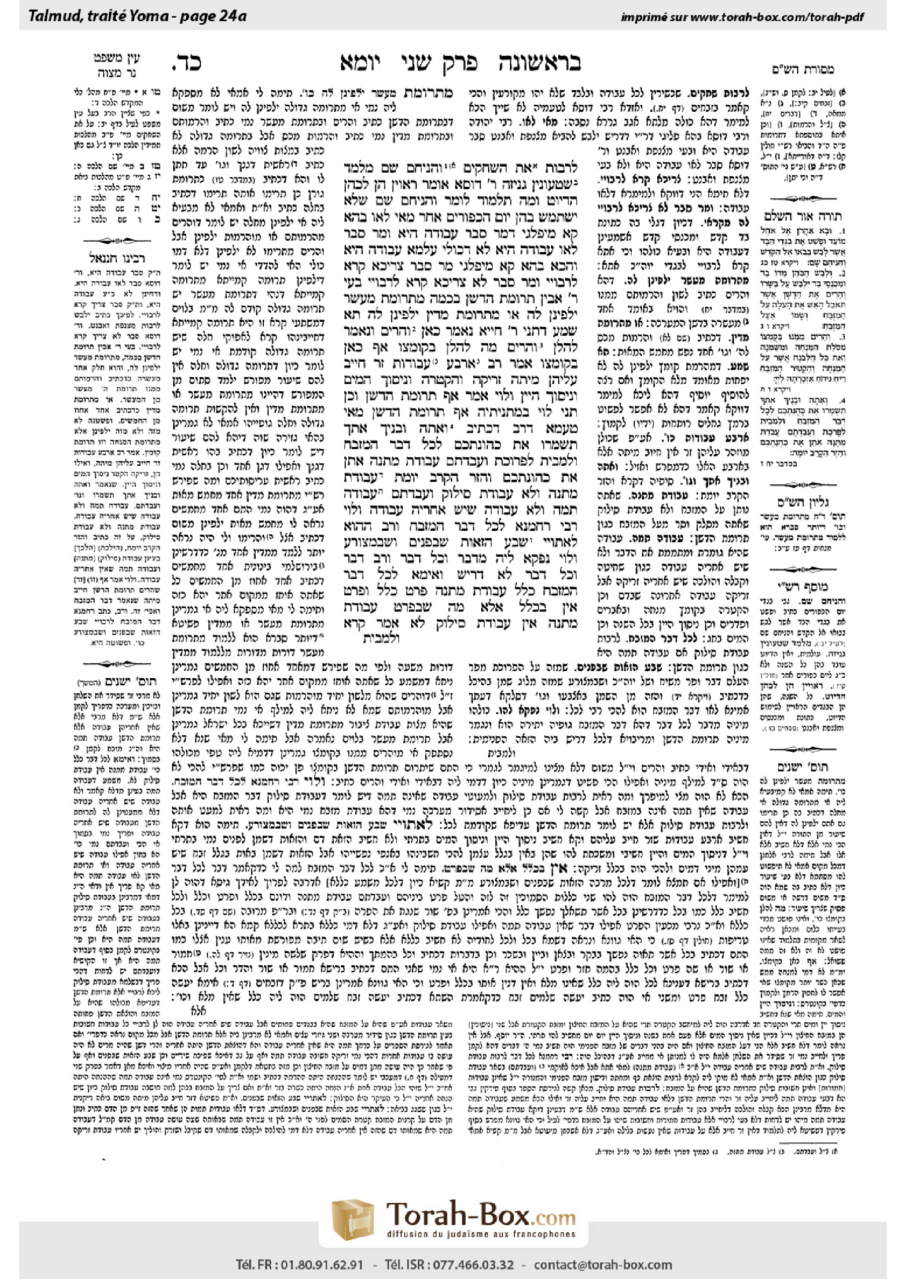 Torah-Box scan of Yoma 24a