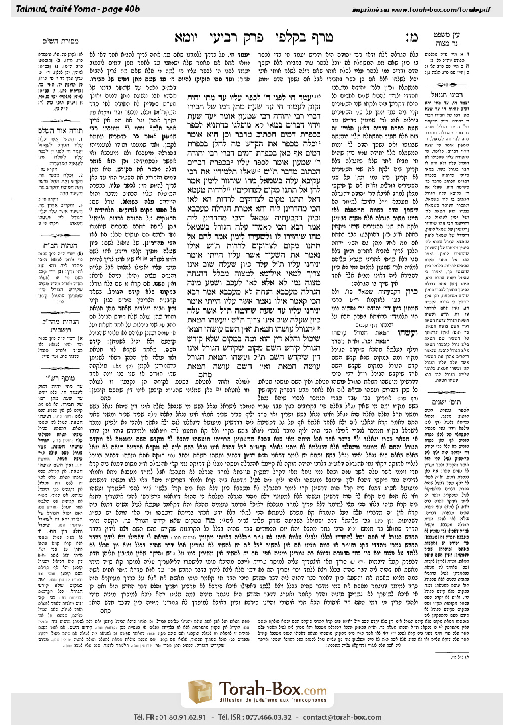 Torah-Box scan of Yoma 40b