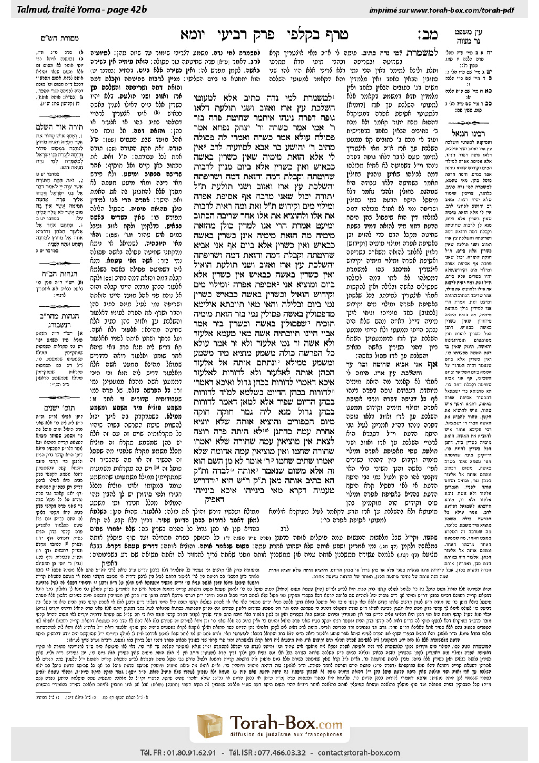 Torah-Box scan of Yoma 42b